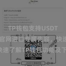 TP钱包支持USDT TP钱包官网进口专属先容，快速了解TP钱包功能及下载渠说念！
